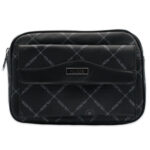 Torebka damska listonoszka crossbody czarna – na ramię, miejska — 2