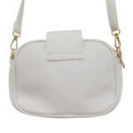 Torebka damska listonoszka crossbody biała – na ramię, eko skóra, miejska — 2