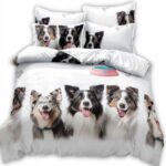 Pościel psy pieski border collie 160x200 – komplet z 2 poszewkami — 2
