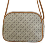 Torebka damska listonoszka crossbody jasnoszara – na ramię, eko skóra, miejska — 2