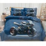 Pościel motor 160x200 – komplet z prześcieradłem i 2 poszewkami — 1