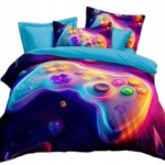 Pościel gamepad 160x200 – komplet z 2 poszewkami — 2
