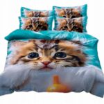 Pościel kot kotek 160x200 – komplet z 2 poszewkami — 2