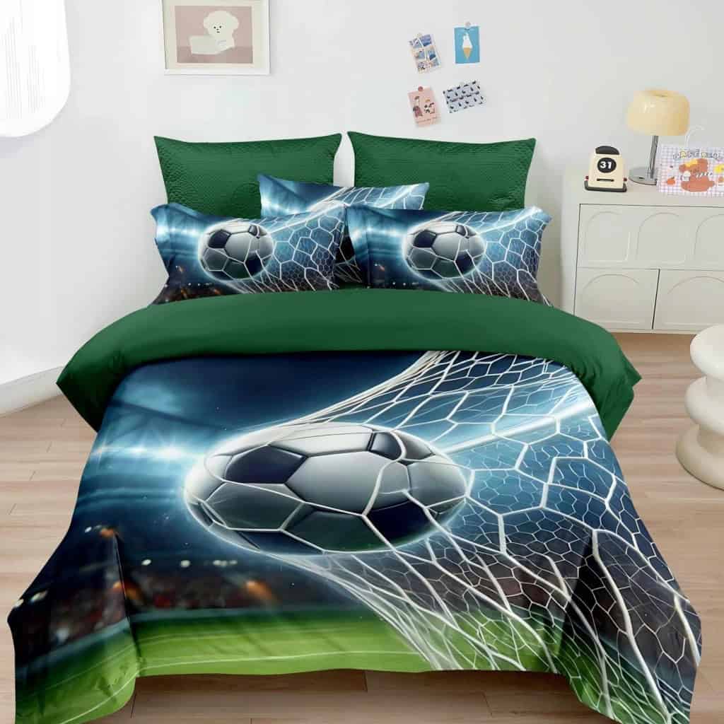 Pościel piłka w siatce 160x200 – komplet z 2 poszewkami