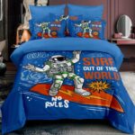 Pościel robot astronauta 160x200 – komplet z 2 poszewkami — 1