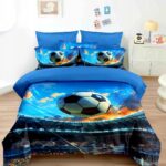 Pościel piłka nożna 160x200 – komplet z 2 poszewkami — 1