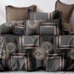 Pościel wzór 160x200 – komplet z prześcieradłem i 2 poszewkami — 1