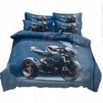 Pościel motor 160x200 – komplet z prześcieradłem i 2 poszewkami — 2