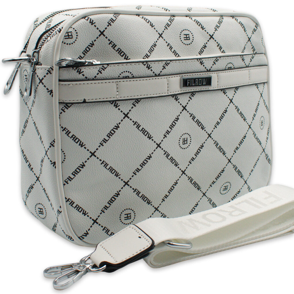 Torebka damska listonoszka crossbody biała – na ramię, miejska