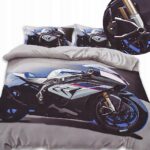 Pościel motor 160x200 – komplet z prześcieradłem i 2 poszewkami — 2