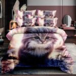 Pościel kot kotek kocur 160x200 – komplet z 2 poszewkami — 1