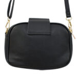 Torebka damska listonoszka crossbody czarna – na ramię, eko skóra, miejska — 2