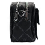 Torebka damska listonoszka crossbody czarna – na ramię, miejska — 4