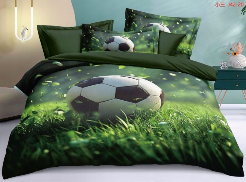 Pościel piłka futball 160x200 – komplet z 2 poszewkami