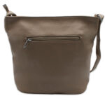 Torebka damska listonoszka crossbody brązowa – na ramię, miejska, pojemna — 2