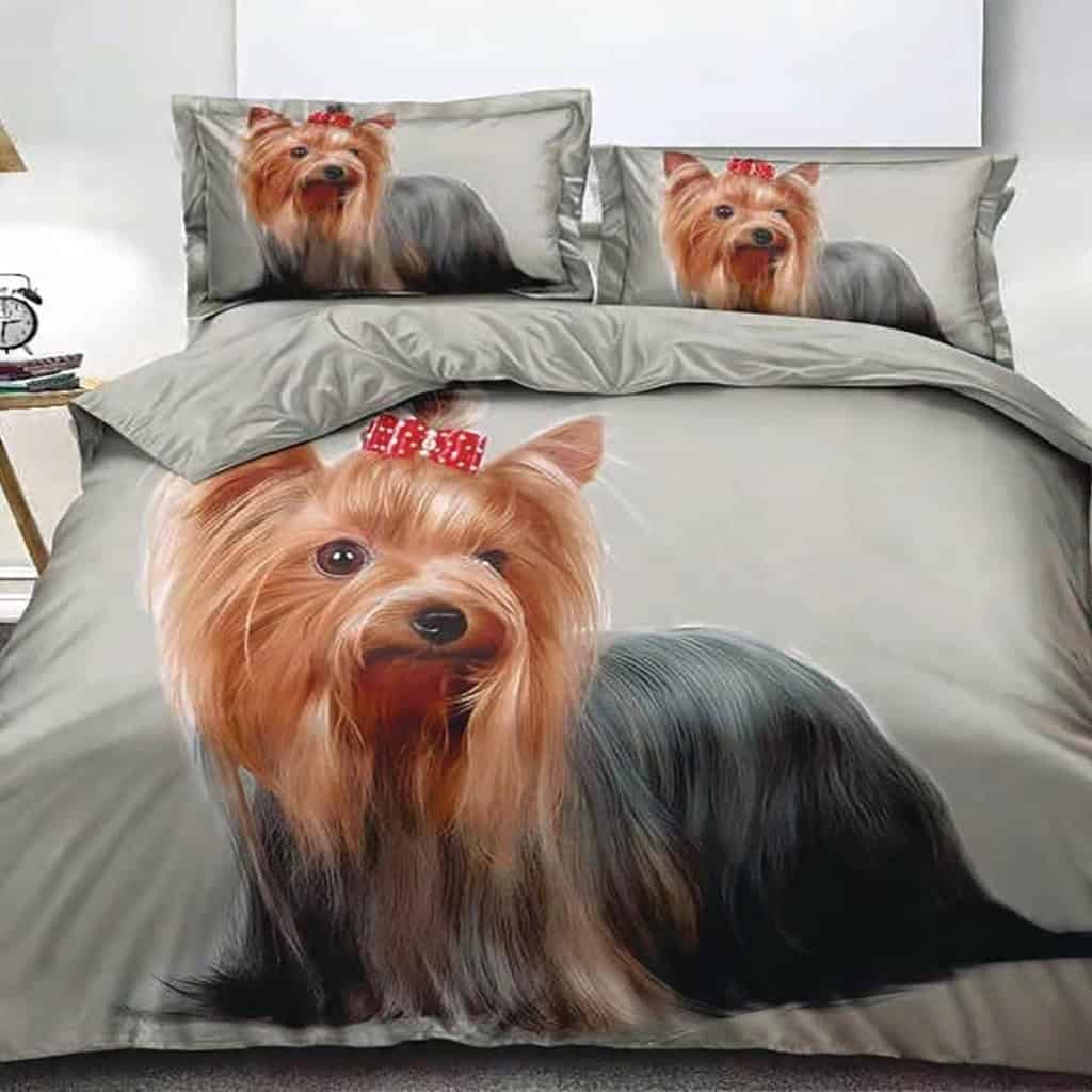 Pościel york pies piesek 160x200 – komplet z 2 poszewkami