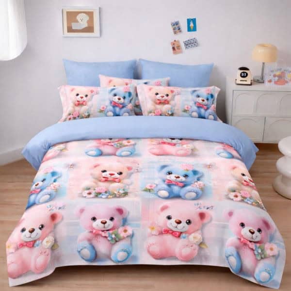 Pościel misie miśki 160x200 – komplet z 2 poszewkami