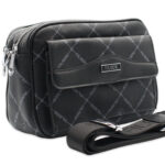 Torebka damska listonoszka crossbody czarna – na ramię, miejska — 1