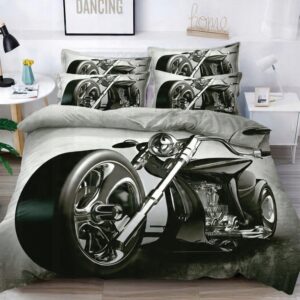 KOMPLET POŚCIELI 160x200 + 2 POSZEWKI I PRZEŚCIERADŁO MOTOR