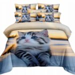 Pościel kot kotek 160x200 – komplet z 2 poszewkami — 2