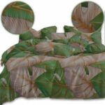 Pościel 3d listki zielone 160x200 – komplet z 2 poszewkami — 2