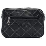Torebka damska listonoszka crossbody czarna – na ramię, miejska — 3