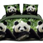 Pościel panda pandy misie 160x200 – komplet z 2 poszewkami — 2