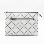 Torebka damska listonoszka crossbody biała – na ramię, eko skóra, mała — 2