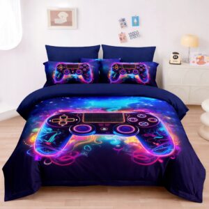 KOMPLET POŚCIELI 160x200 + 2 POSZEWKI NA PODUSZKI GAME/PAD