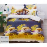 Pościel pieski psy 160x200 – komplet z 2 poszewkami — 1