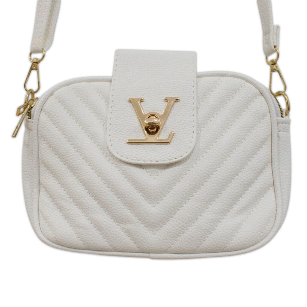 Torebka damska listonoszka crossbody biała – na ramię, eko skóra, miejska