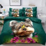 Pościel dziecięca yorki 140x200 cm – zestaw z 2 poszewkami i prześcieradłem — 1
