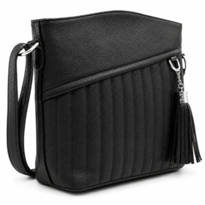Torebka damska listonoszka crossbody miejska na ramię czarna