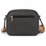 Torebka damska listonoszka crossbody antracytowa na ramię — 4