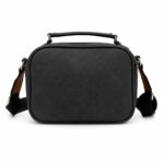 Miejska torebka crossbody antracytowa – listonoszka na ramię — 4