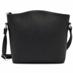 Torebka damska listonoszka crossbody czarna na ramię — 4